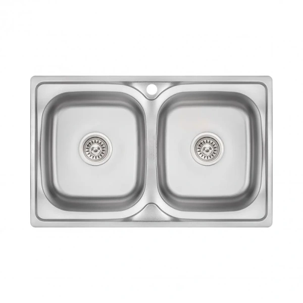 Кухонна мийка Lidz 79*48 Micro Decor 0,8 мм